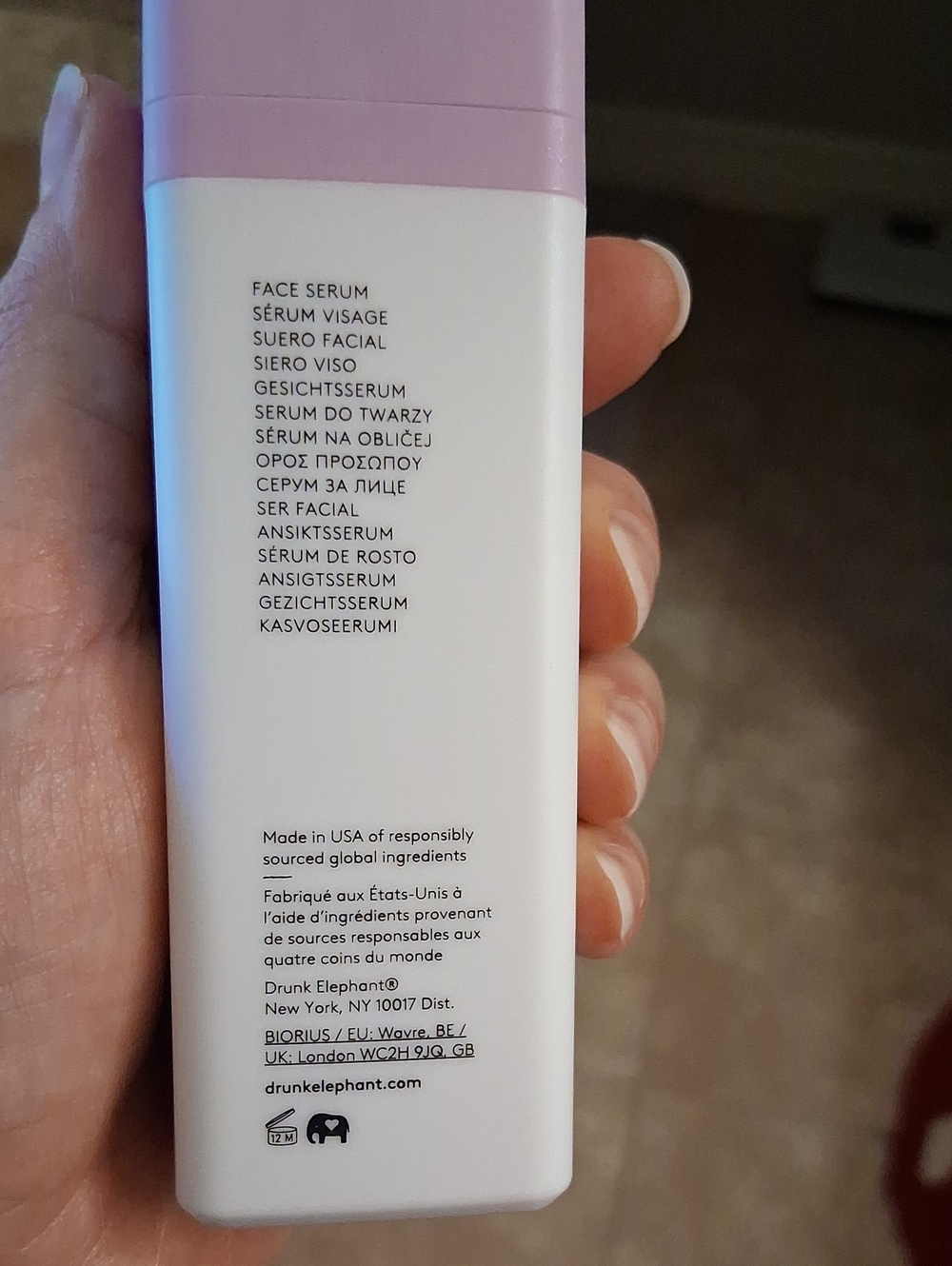 Drunk Elephant Amino Rain Glasswater Serum - Pink & White - Picture 3 of 7